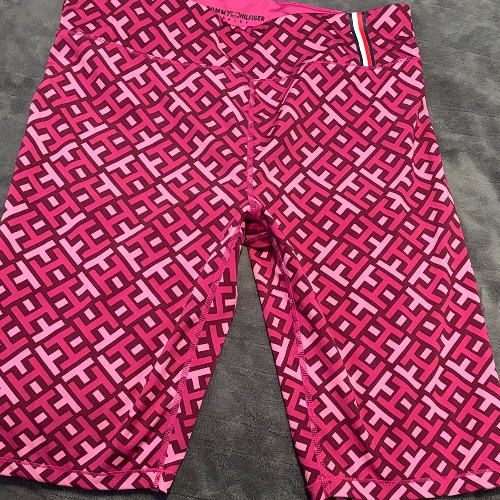 Tommy Hilfiger Kids Geometric Pink Shorts